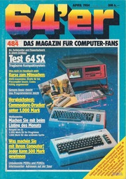 Titelkopf der ersten Ausgabe der 64’er-Zeitschrift