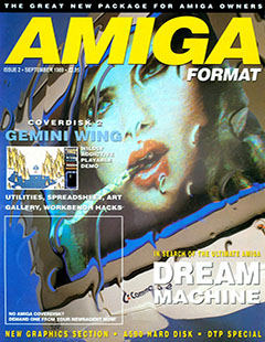 Titelkopf einer historischen Ausgabe von Amiga Format